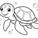 Turtle Coloring Pages