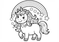 Unicorn Coloring Pages