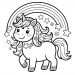 Unicorn Coloring Pages
