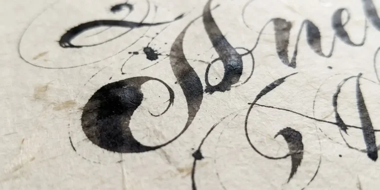 Wedding Calligraphy Tips