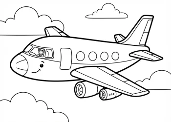 Airplane Coloring Pages