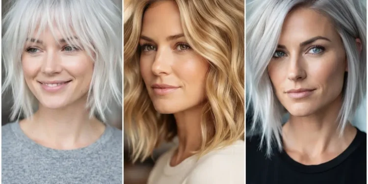 Blonde Choppy Bob Haircuts