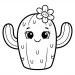 Cactus Coloring Pages