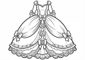 Dress Coloring Pages
