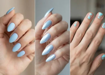 Light Blue Nails