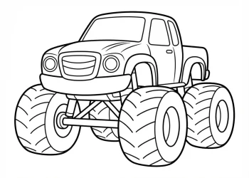 Monster Truck Coloring Pages