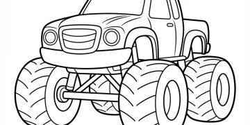 Monster Truck Coloring Pages