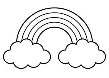Rainbow Coloring Pages