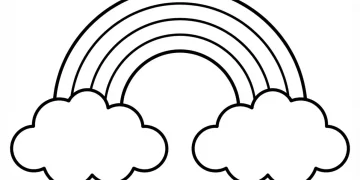 Rainbow Coloring Pages