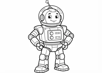 Robot Coloring Pages