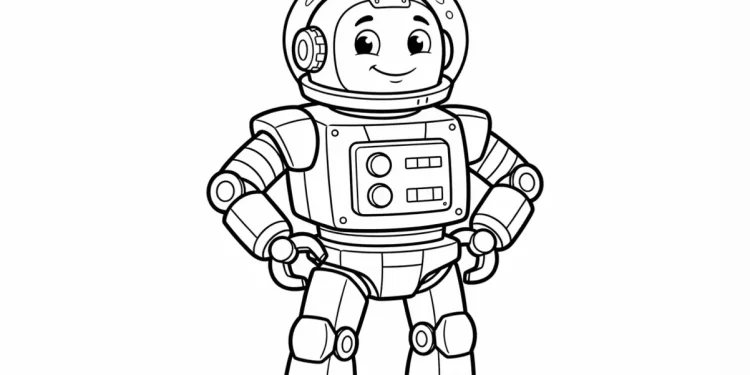 Robot Coloring Pages