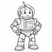 Robot Coloring Pages
