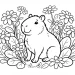 Capybara Coloring Pages